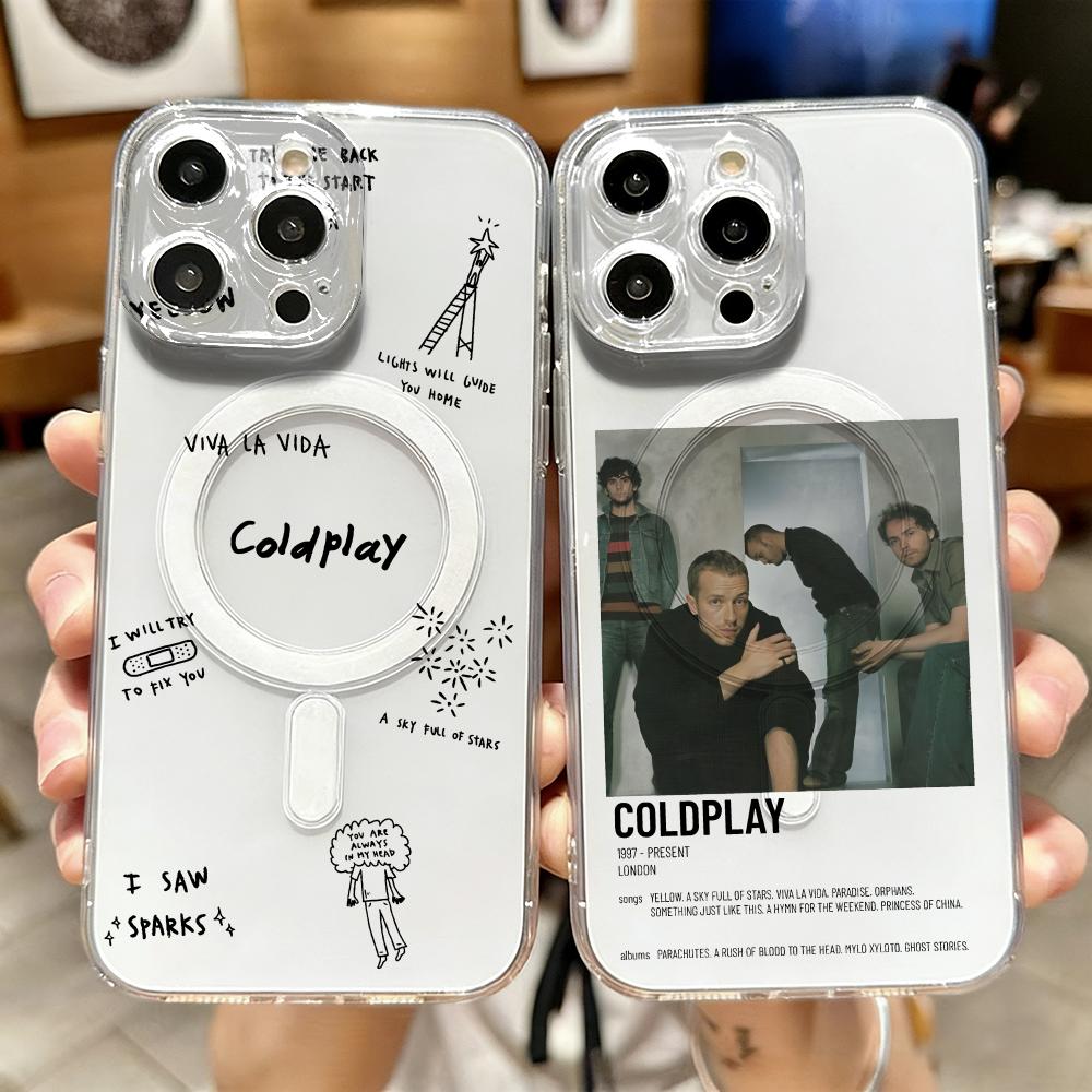 Wireless Charger - جراب هاتف C-Coldplay Rapper Cool جديد