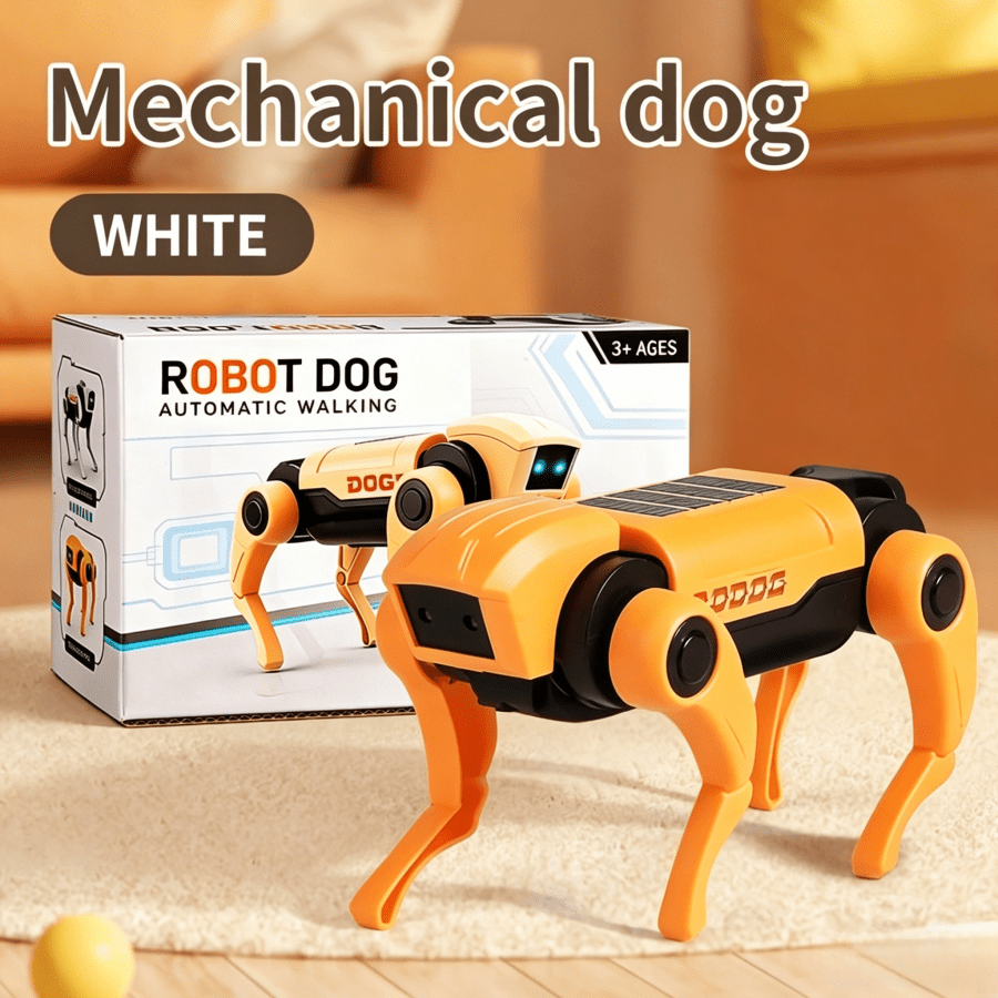 Electronics Gadgets For Gift - لعبة كلب روبوت ميكانيكي يعمل بالبطارية،