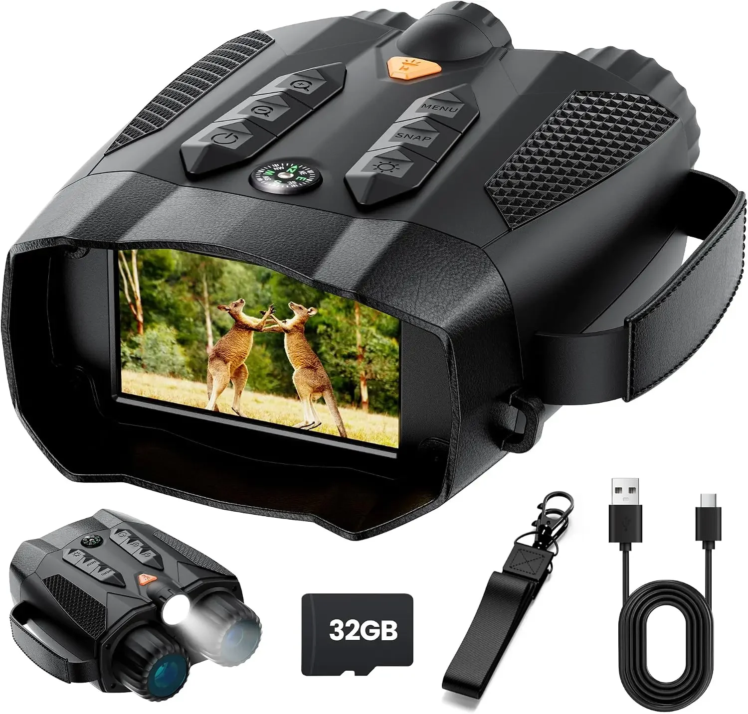 نظارات رؤية ليلية للبالغين بدق - مراجعة Electronics Gadgets For Gift وسعره