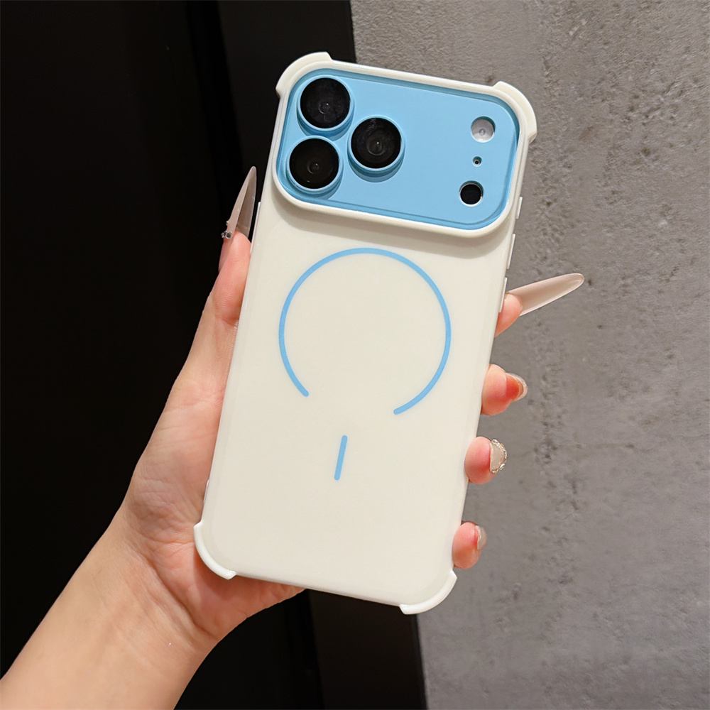 غطاء هاتف مدرع بألوان متباينة  - مراجعة Wireless Charger وسعره