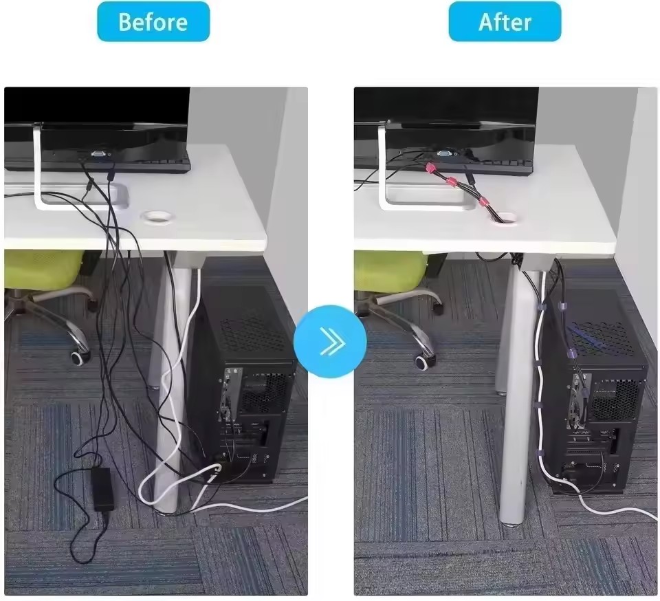 10/30/50 قطعة من أربطة الكابلا - مراجعة Cable Organizer وسعره