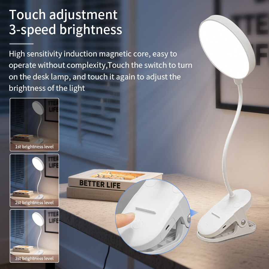 مصباح مكتب LED بمشبك قابل للدو - مراجعة Phone Holder وسعره