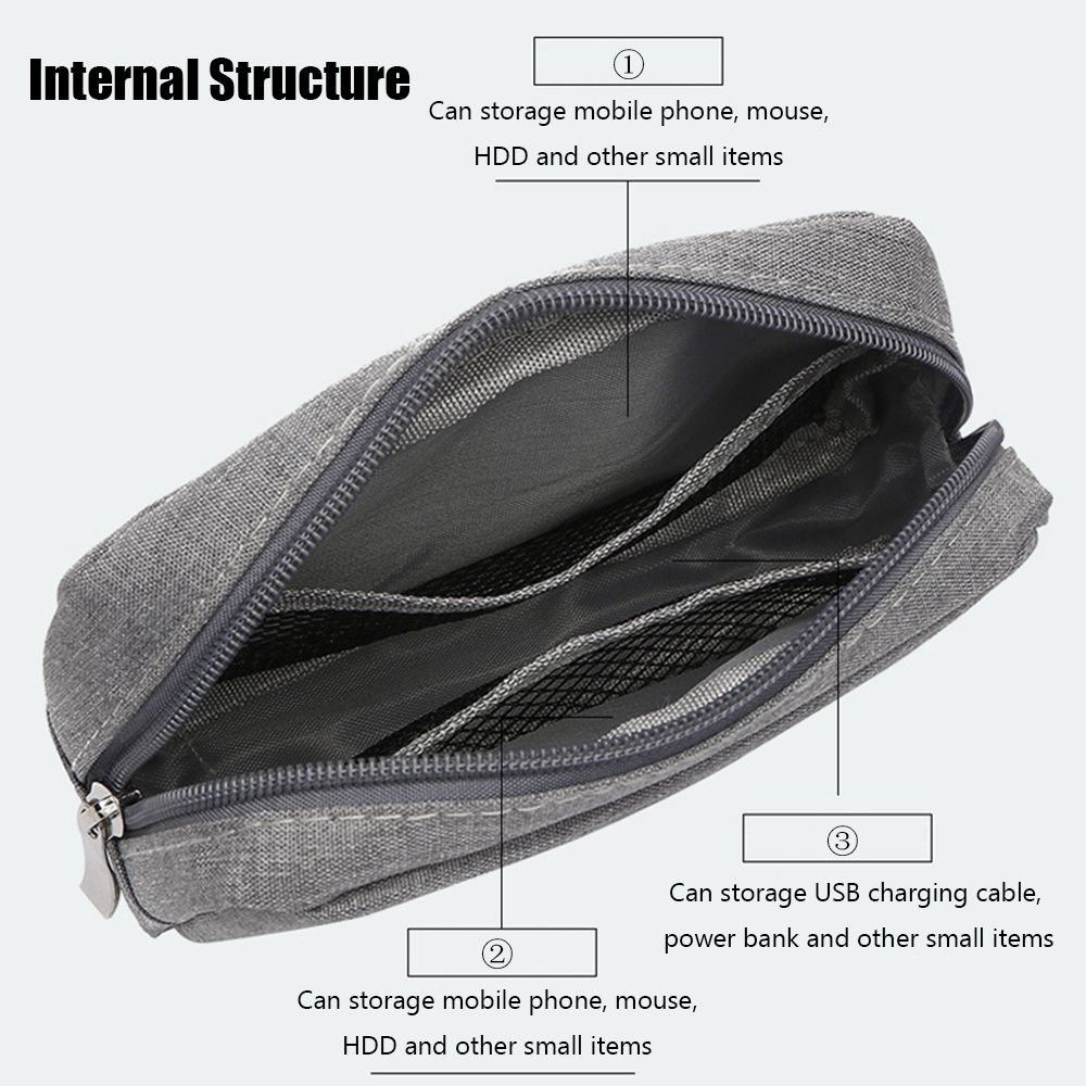 حقيبة تخزين محمولة لسماعات الأ - مراجعة Cable Organizer وسعره