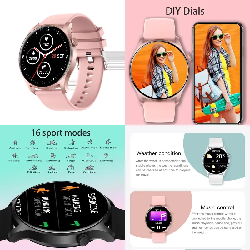 ساعة ذكية SENBONO MAX8 للرجال  - مراجعة Smart Watch وسعره