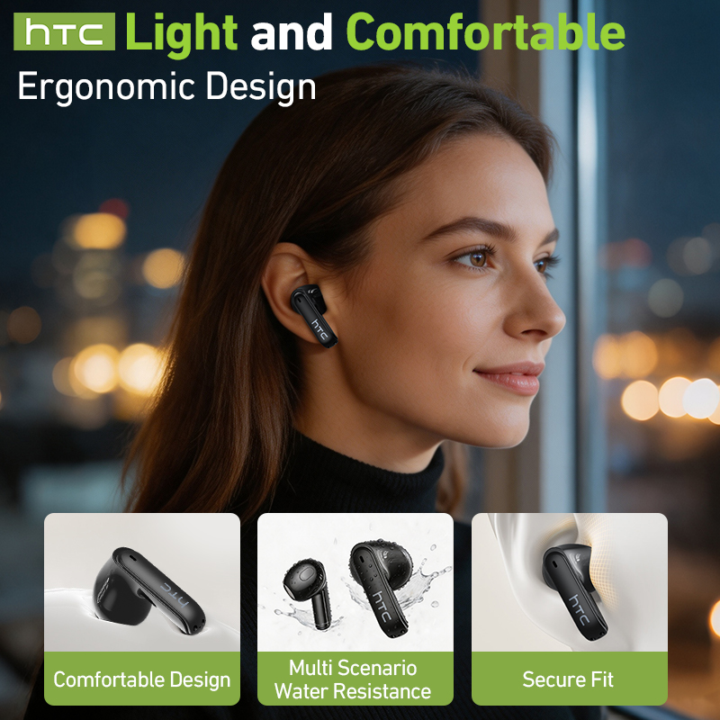 سماعات ألعاب لاسلكية من hTC مع - مراجعة Headphones Wireless وسعره