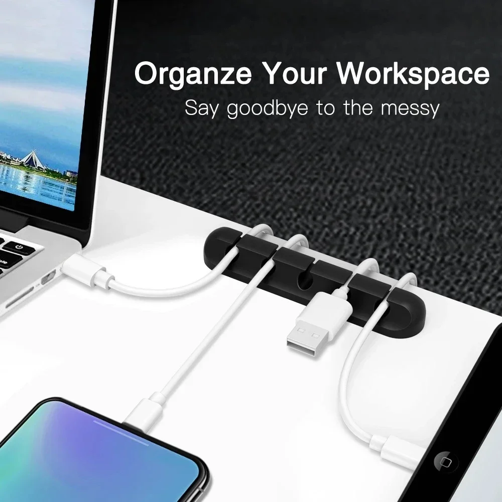 منظم كابلات USB من السيليكون،  - مراجعة Cable Organizer وسعره