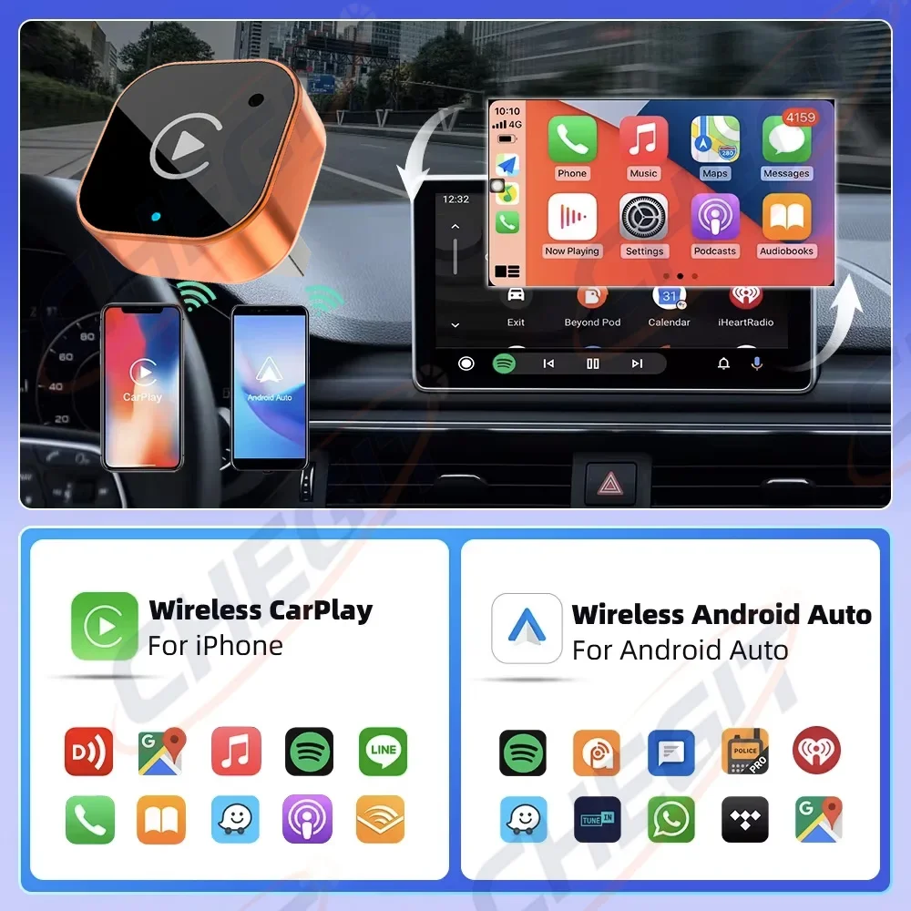 أحدث محول CarPlay اللاسلكي 2in - مراجعة Usb Hub وسعره